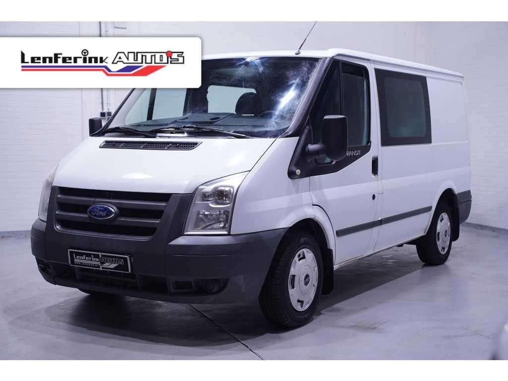 Ford Transit 2.2 TDCI Dubbel Cabine 5-Zits Airco, NAP Trekhaak, Elek. Pakket, APK 03-2025