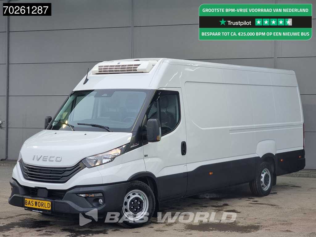 Iveco Daily 35S18 3.0L Automaat Koelwagen L3H2 Thermo King V200 230V stekker ACC Navi Kühlkastenwagen Koel Koeler 13m3 Airco