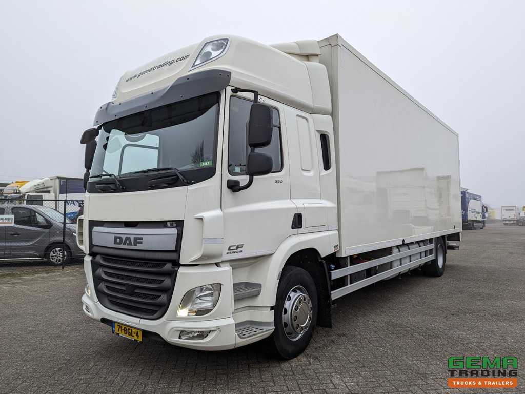 DAF CF 370 FA 4x2 Spacecab Euro6 - GeslotenBak 8.2M + Laadklep 2000kg - HardHouten vloer - 10/2025APK 3487