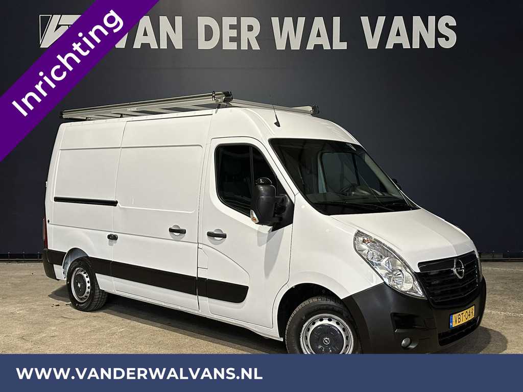Opel Movano 2.3 CDTI 146pk L2H2 inrichting Euro6 Airco | Omvormer | Navigatie | Camera | Imperiaal Cruisecontrol, Trekhaak, Parkeersensoren, Bijrijdersbank