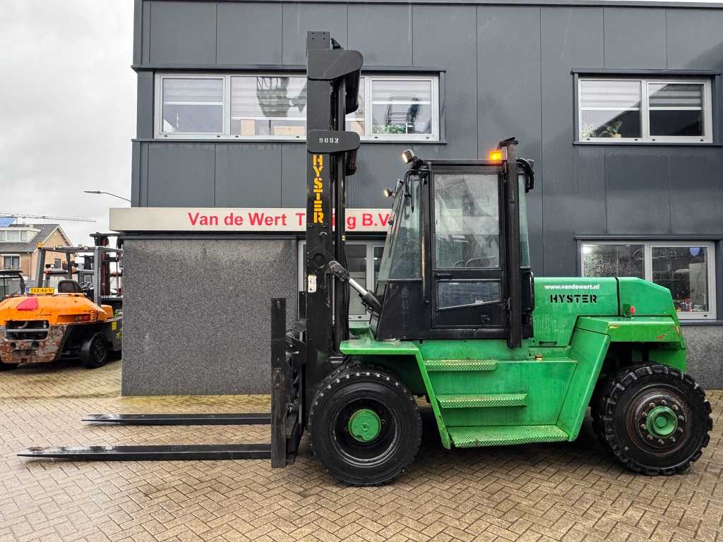 Hyster H8.00XL Duplo 525 Sideshift / Fork Positioner 6 cilinder Perkins Diesel 1999