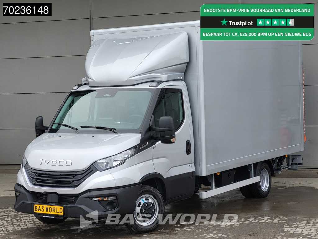 Iveco Daily 35C18 2025 MODEL Automaat 1000kg Laadklep ACC Navi Airco Zijdeur Bakwagen Meubelbak Koffer Airco
