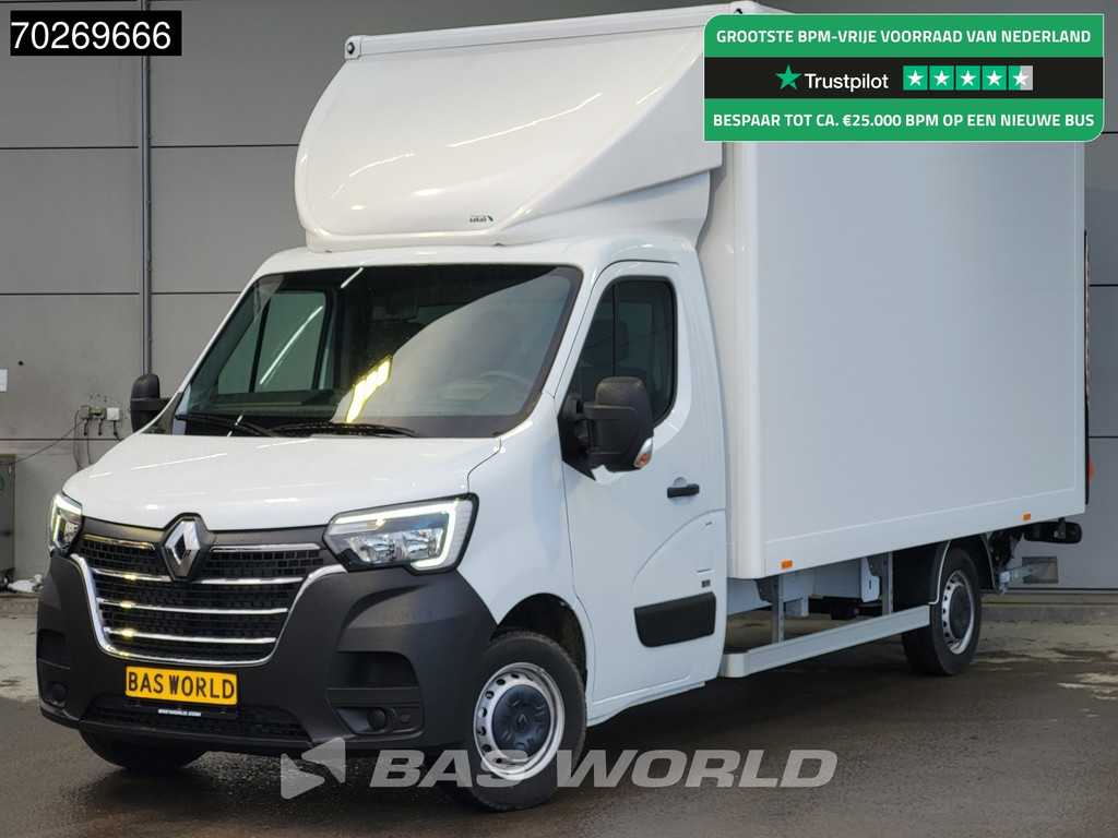 Renault Master 165PK Dhollandia laadklep Bakwagen Zijdeur Airco Cruise Meubelbak Koffer 20m3 Airco Cruise control