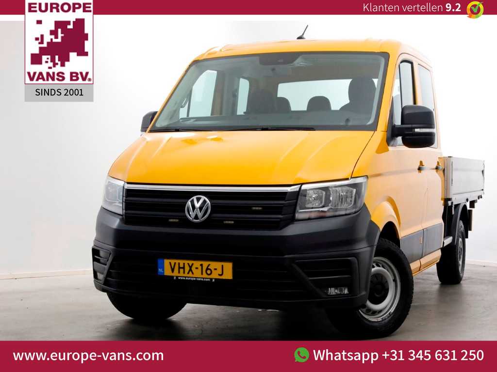 Volkswagen Crafter 35 2.0 TDI 177pk RWD L2H1 D.C. Open Laadbak Trekhaak 3500kg 01-2021