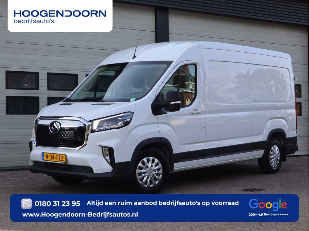 Maxus eDeliver 9 L3H2 89 kWh 204 pk - 1.500 kg Trekgewicht - 296 km WLPT - Camera