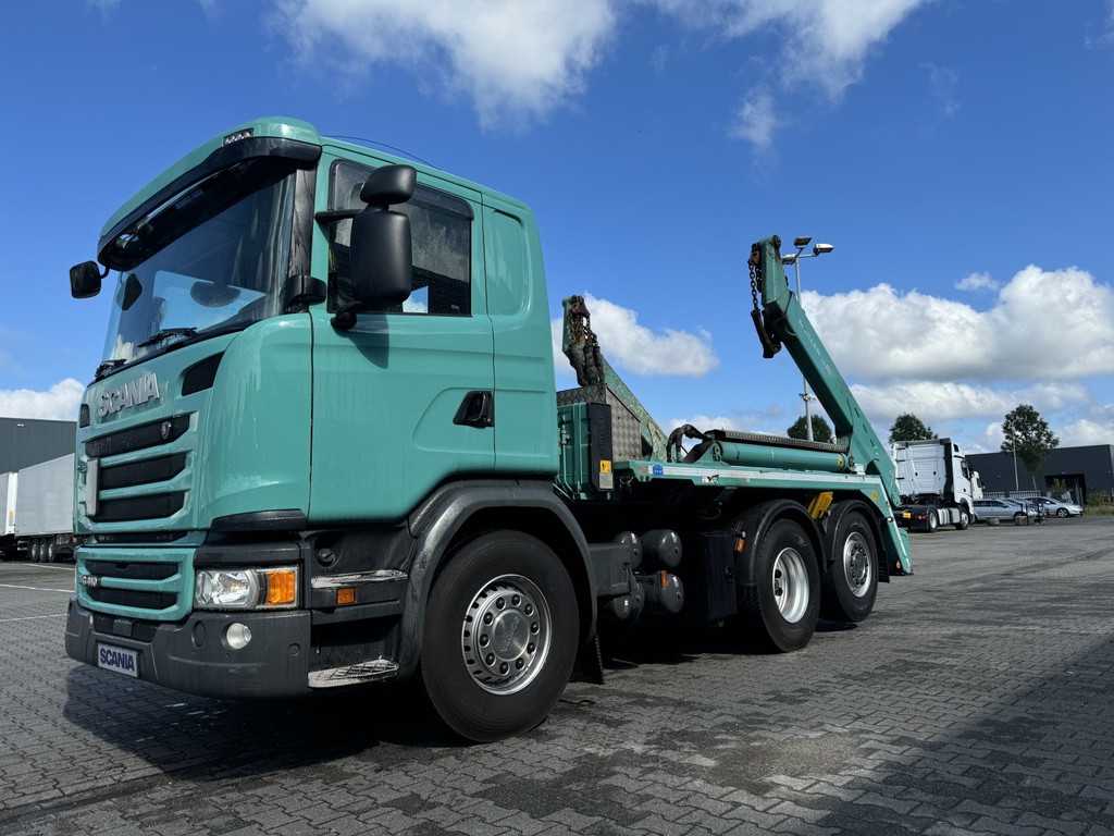 Scania G410 6x2 Meiller portaal / absetzk 325tkm topgeplegt HT2733