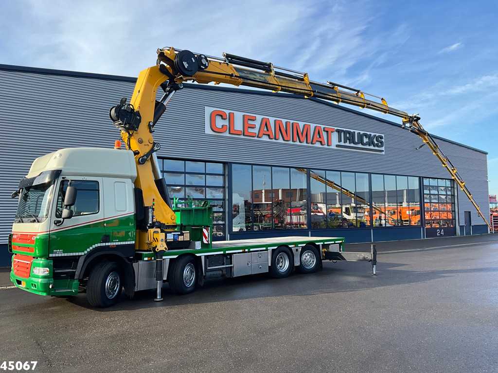 DAF FAX 85 CF 410 HMF 85 Tonmeter laadkraan + Fly-jib
