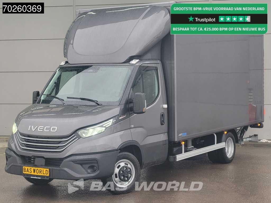 Iveco Daily 35C21 3.0L 210PK 2025MODEL Laadklep ACC CarPlay Airco Zijdeur Bakwagen Meubelbak Koffer Airco
