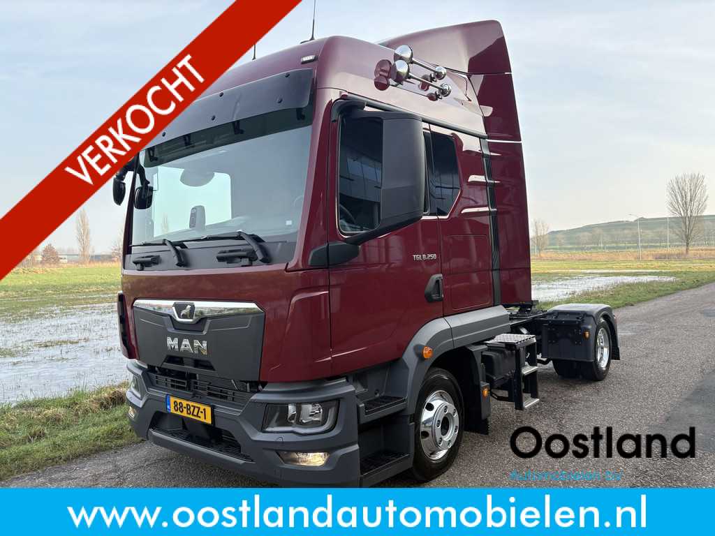 MAN TGL 8.250 BL Trekker Euro6 / 6cil. / Airco / Alcoa / Standkachel / 270 KM !! / NIEUW !!