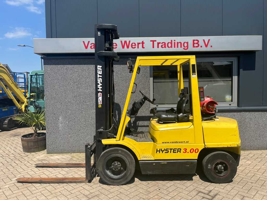Hyster H3.20XML Heftruck Triplo 590 freelift/sideshift/4e functie LPG 1998