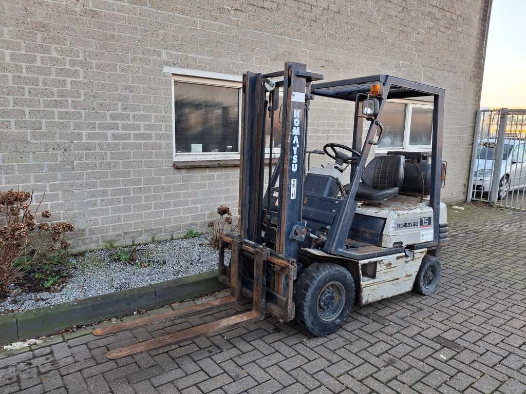 KOMATSU FG14-15 1500 KG LPG gas heftruck