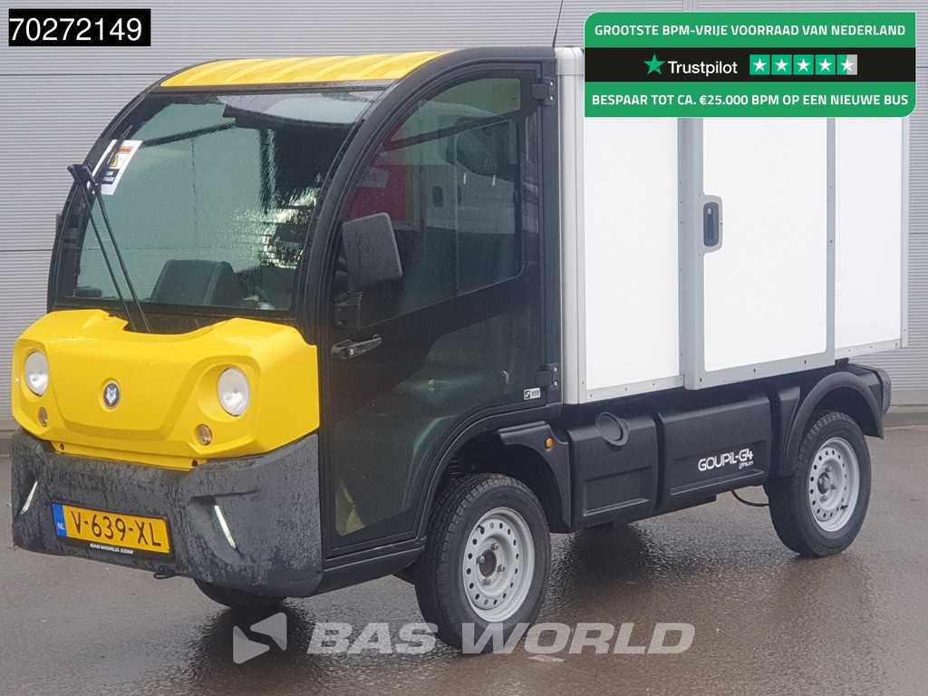 Goupil G4 100% Elektrisch 1153kg laadvermogen 10kWh WTLP 2m3