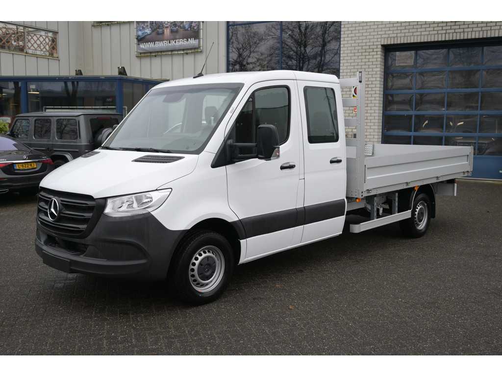 Mercedes-Benz Sprinter 317 CDI L3 DC Open laadbak 3500 KG trekhaak, 7 Zitplaatsen, Standkachel