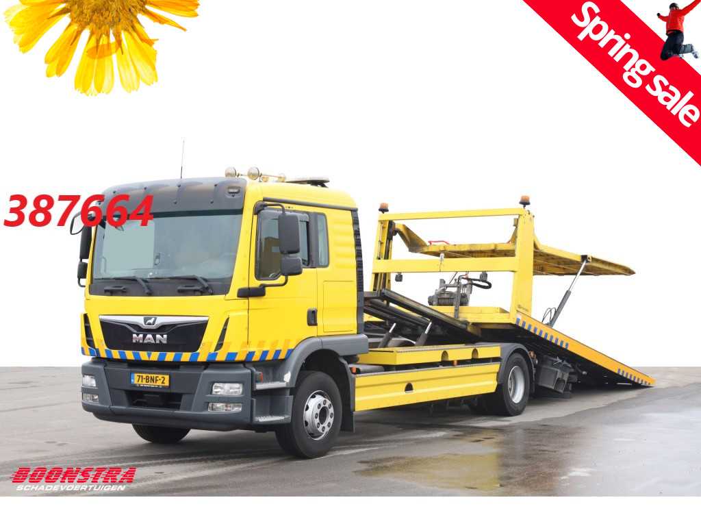 MAN TGM 15.290 Tischer Doppelstock 2X Winde 4X2 Euro 6