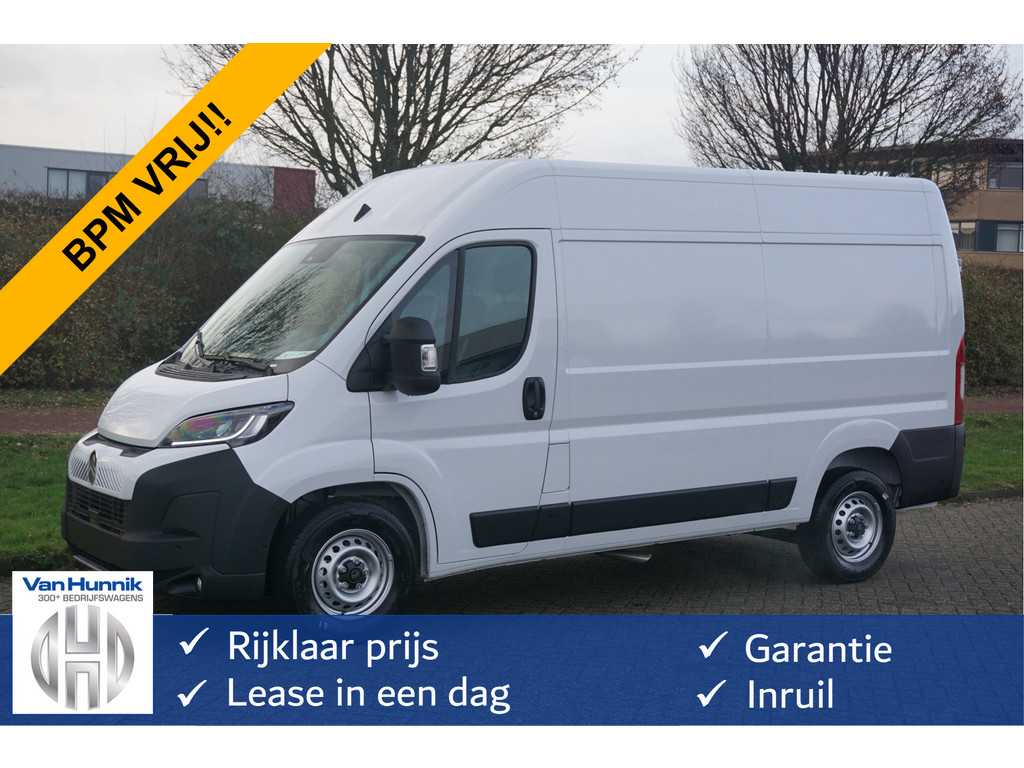 Citroën Jumper 35 2.2 140PK EAT8 Automaat L2H2 BPM VRIJ!! 10" Navi, Clima, 360º Camera, LED, 270º Deur!! NR. 948