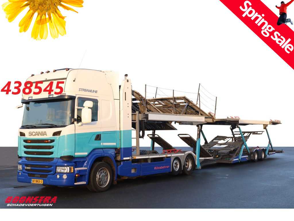 Scania R 490 Streamline Kassbohrer Metago Pro 3X 2017 ACC Standairco 9-Lader Euro 6