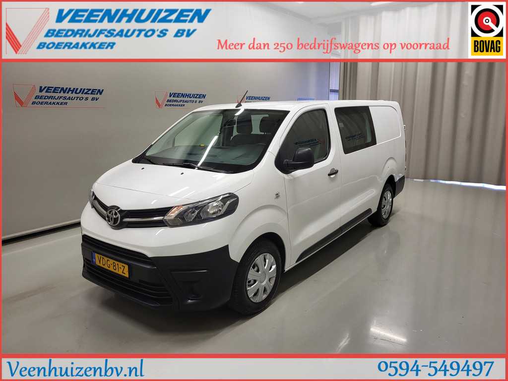 Toyota PROACE Worker 2.0D L2/H1 Dubbele Cabine Euro 6!