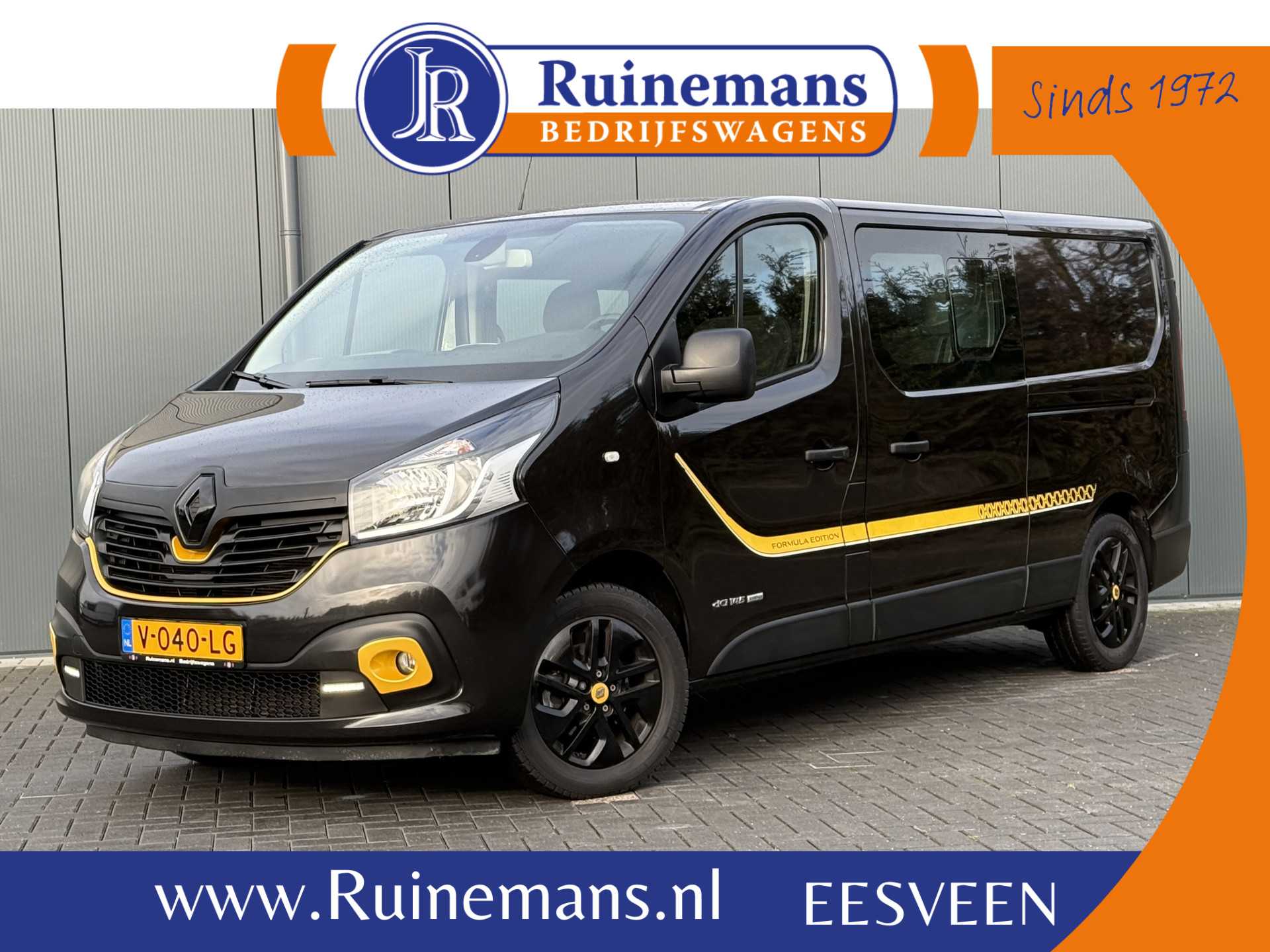 Renault Trafic 1.6 dCi 146 PK / L2H1 / DUBBELE CABINE / Formula Edition Yellow Energy / 2x SCHUIFDEUR / TREKHAAK / CAMERA