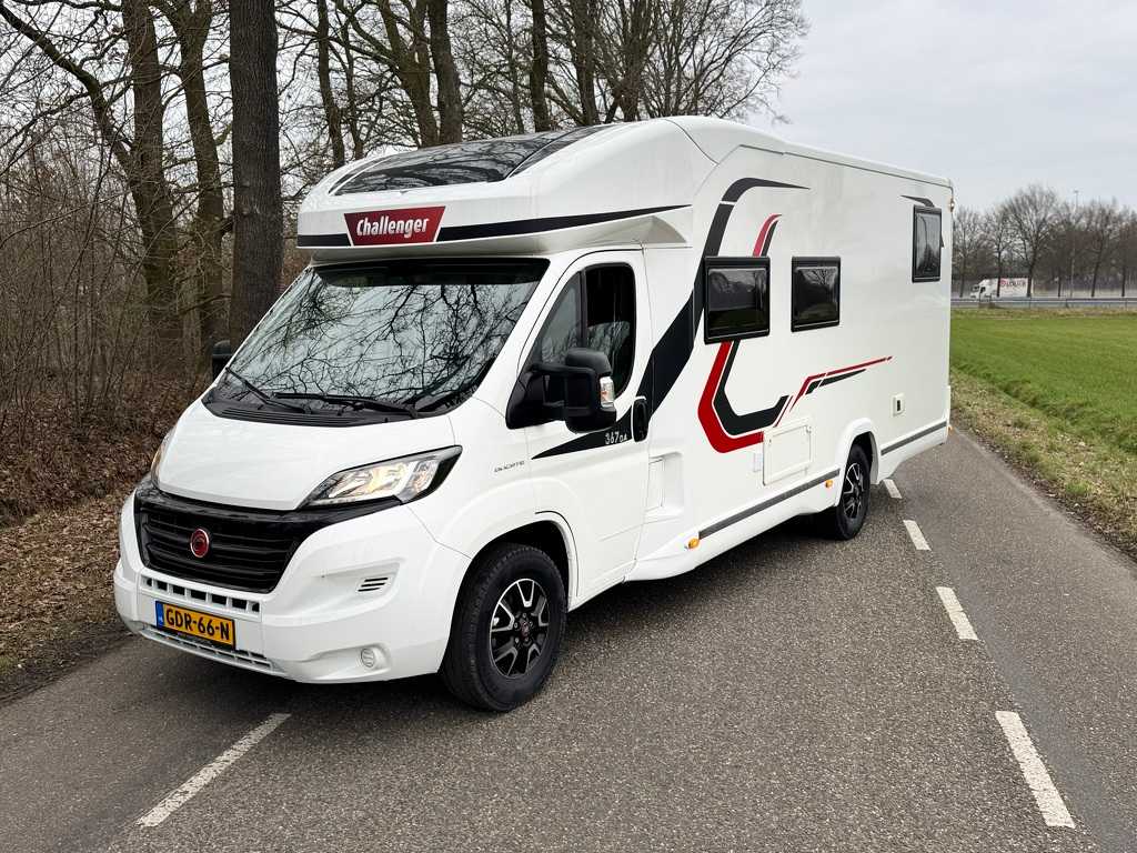 Fiat Challenger Mageo 367 GA VIP 2.3 Multijet 130PK Enkele bedden + Hefbed 2018 Euro 6 MARGE NL APK 11-2025