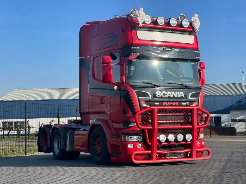 Scania R580 V8 FULL AIR, BOOGIE, LEATHER, RETARDER, EURO 6.