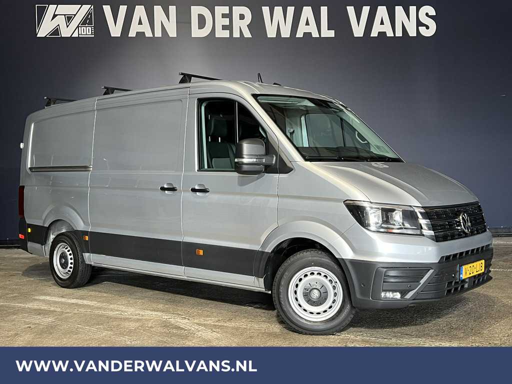 Volkswagen Crafter 2.0 TDI 141pk L3H2 L2H1 Euro6 Airco | 3000kg Trekhaak | Camera | Navigatie | Apple Carplay Android Auto, Cruisecontrol, Parkeersensoren, Dakdragers, Bijrijdersbank