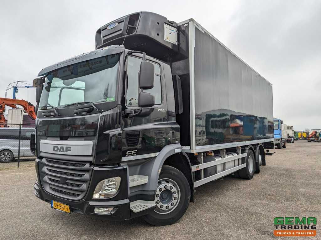 DAF FAN CF280 6x2/4 DayCab Euro6 - Koel-VriesBak 7.9m + Carrier Supra 1150MT + Laadklep 2000kg - 10/2025APK 3531