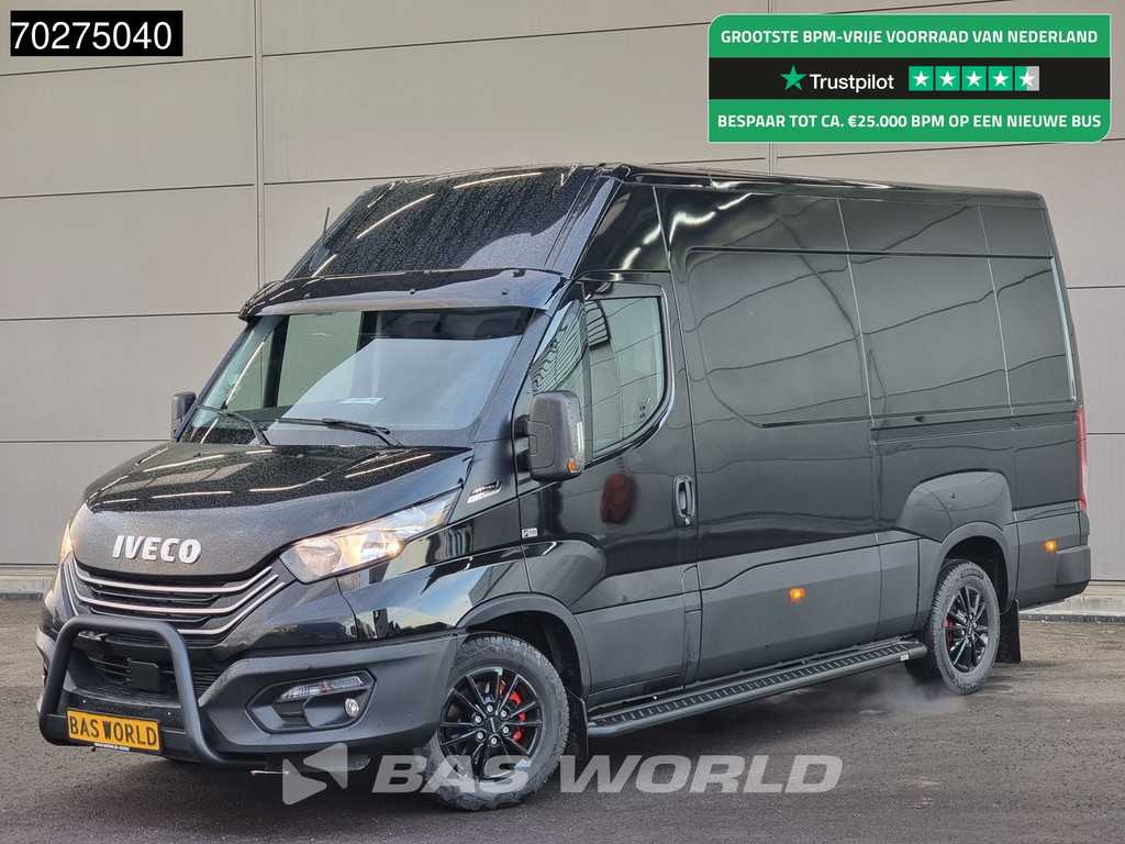 Iveco Daily 35S16 Automaat Black Edition L2H2 Airco Cruise Velgen 3500kg trekgewicht 12m3 Airco Cruise control