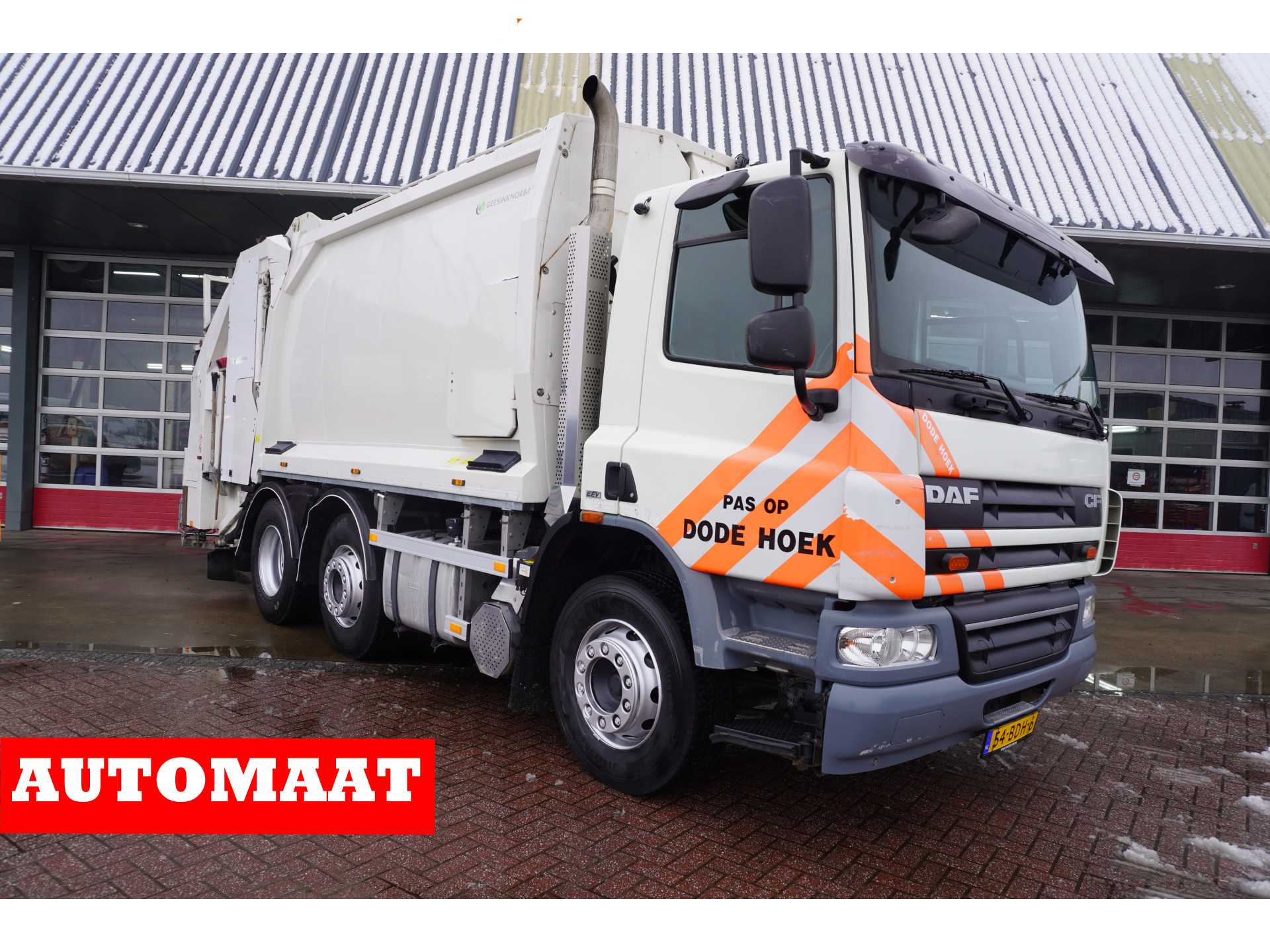 DAF  FAG 6x2 CF Vuilniswagen Geesink opbouw