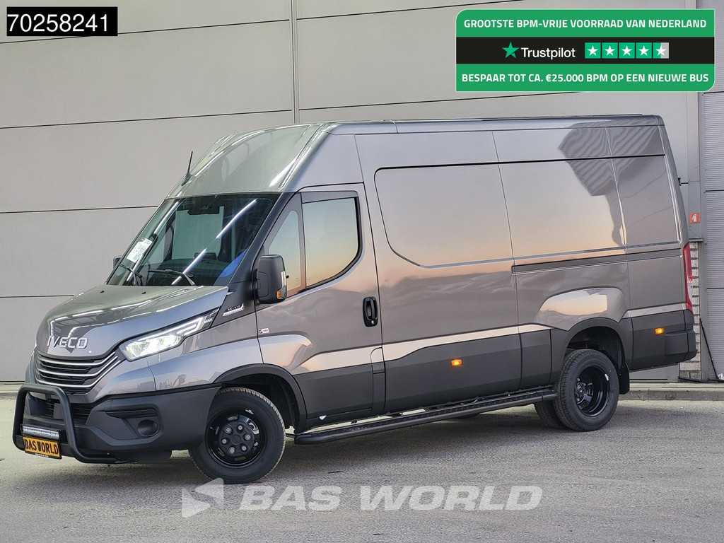 Iveco Daily 35C21 3.0L Automaat 2025model L2H2 ACC Camera LED CarPlay Dubbellucht L2 12m3 Airco