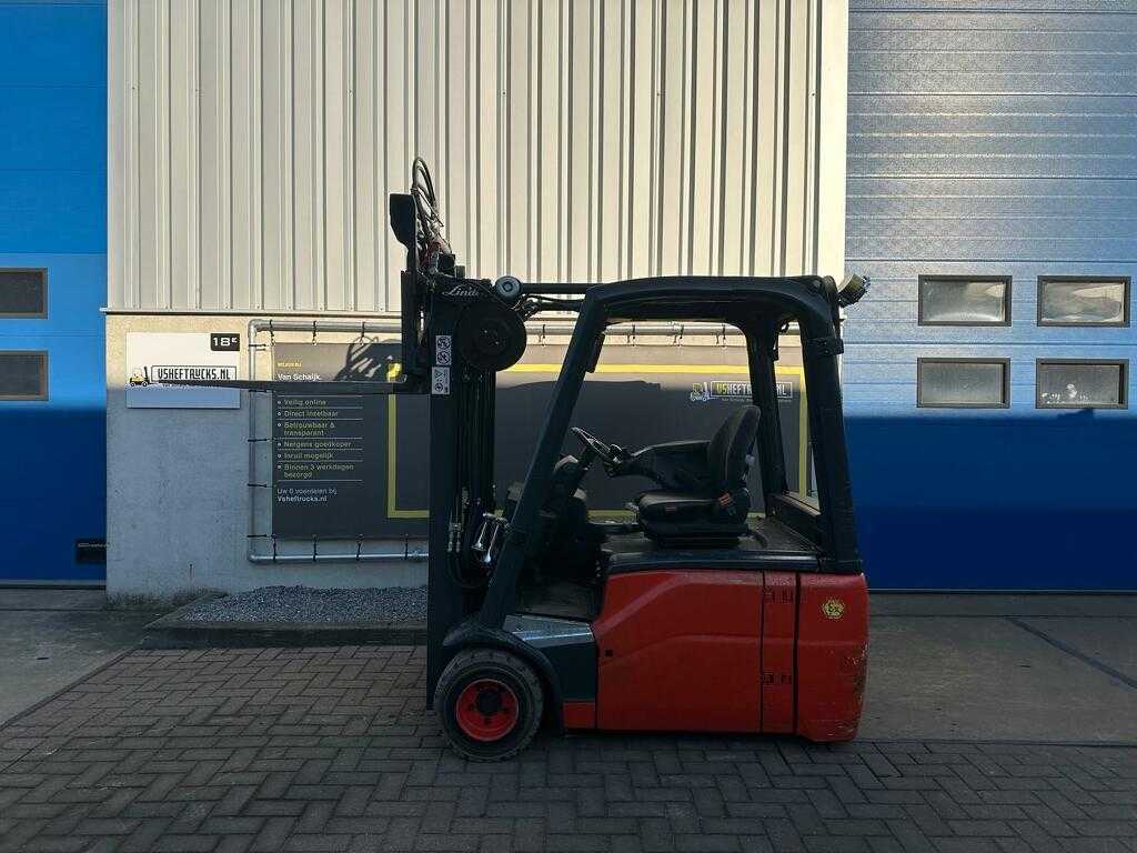 VS-22047 Elektrische triplex ATEX heftruck Linde E18 BJ2015
