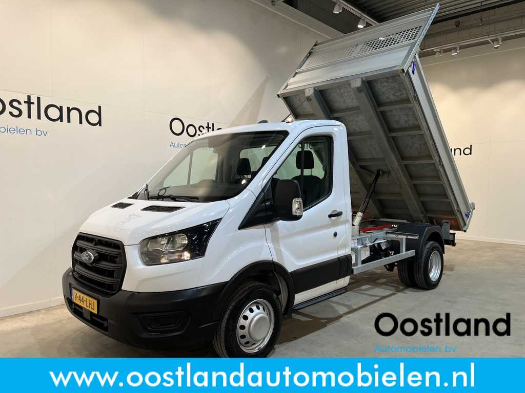 Ford Transit 2.0 TDCI L2H1 130 PK RWD Kipper Open Laadbak / Euro 6 / Trekhaak / Dubbel Lucht / 3-Zits / 34.750 KM !! BPM VRIJ !!