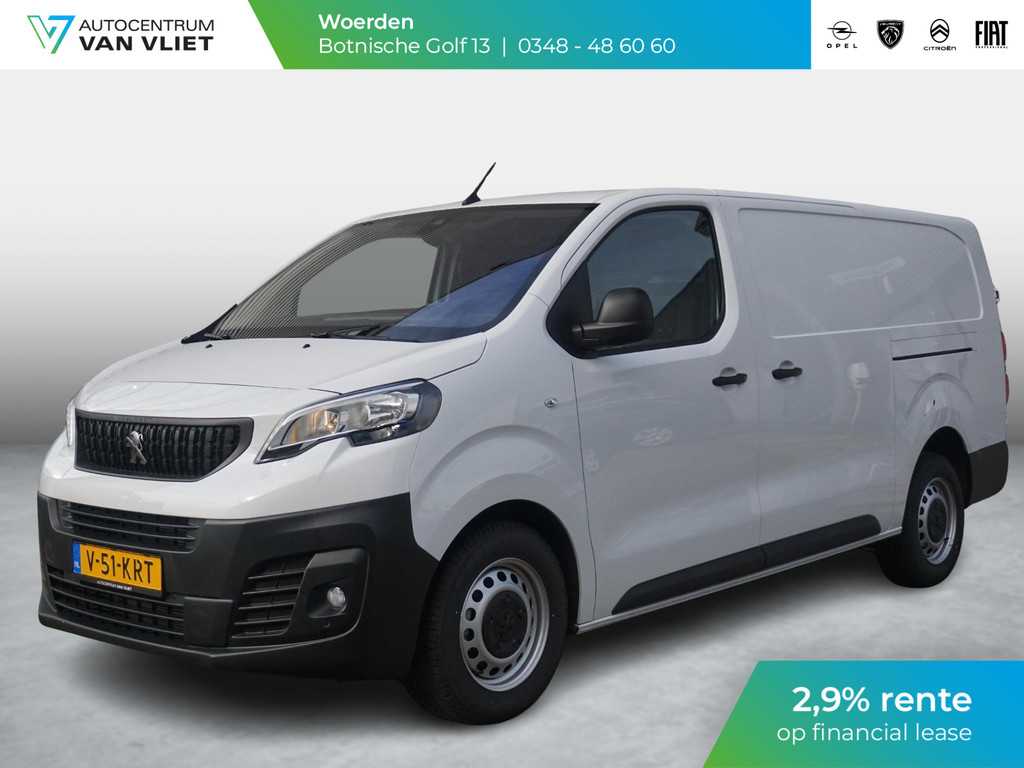Peugeot Expert L3 145 Pk. | 2,9% rente | 2x schuifdeur | camera pakket | connected pakket | veiligheidspakket | rijklaarprijs