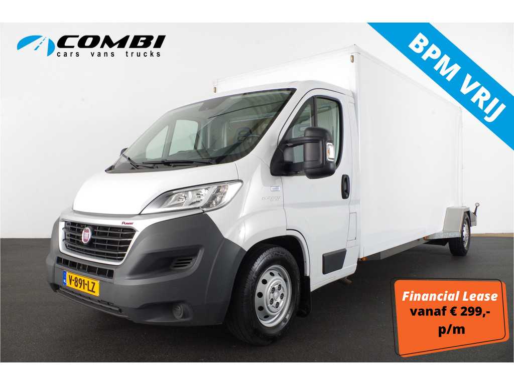Fiat Ducato 35t laadbak/slaap cabine/keuze 2/3zit/wielbasis 480cm/bakwagen + cabine meubelbak