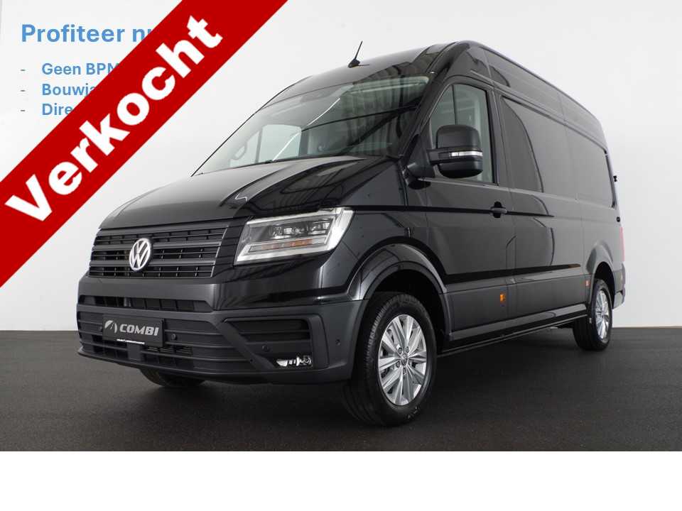 Volkswagen Crafter 35 2.0 TDI L3H3 Highline Exclusive > Geen BMP!!/177pk/Geveerde stoel/LED/Camera/Trekhaak/Adapt. cruise | Operational lease ook mogelijk!