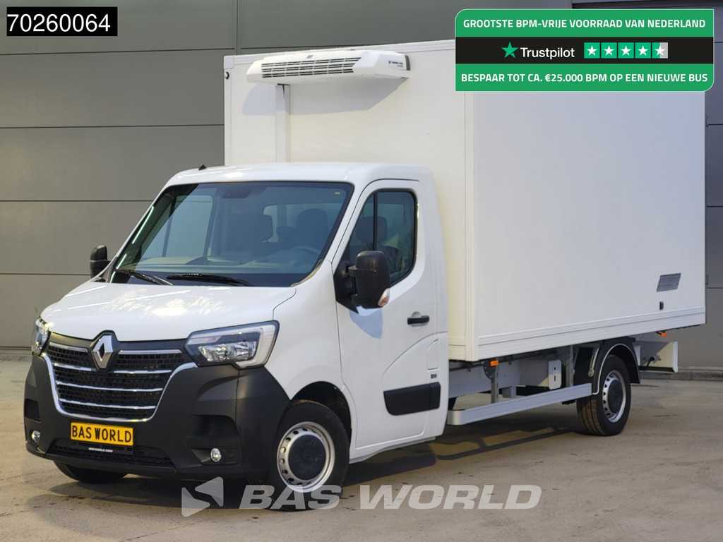 Renault Master 165PK Koelwagen Thermo King V-200 MAX 230V stekker -15 Koel Koeler Vries Kühlwagen Kühlkoffer 17m3 Airco Cruise control