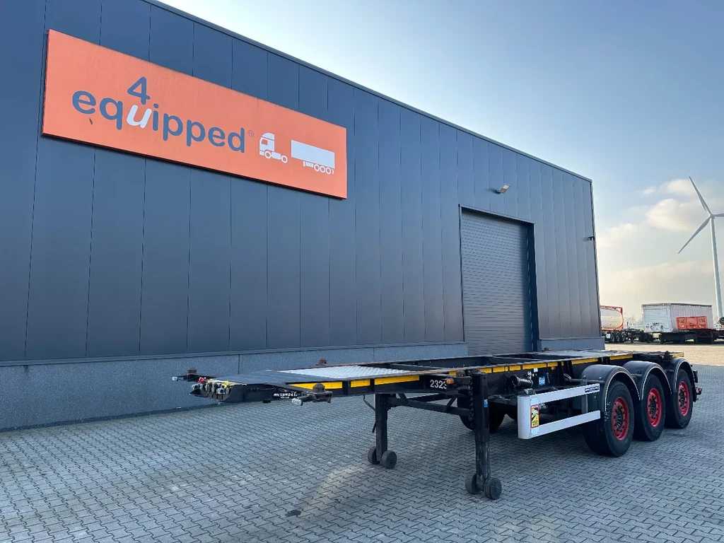 Burg 20FT ADR (EX/II, EX/III, FL, AT), Leeggewicht: 3.690kg, SAF INTRADISC, 2x liftaxle, ALCOA, NL-Chassis, APK/ADR: 08-2025