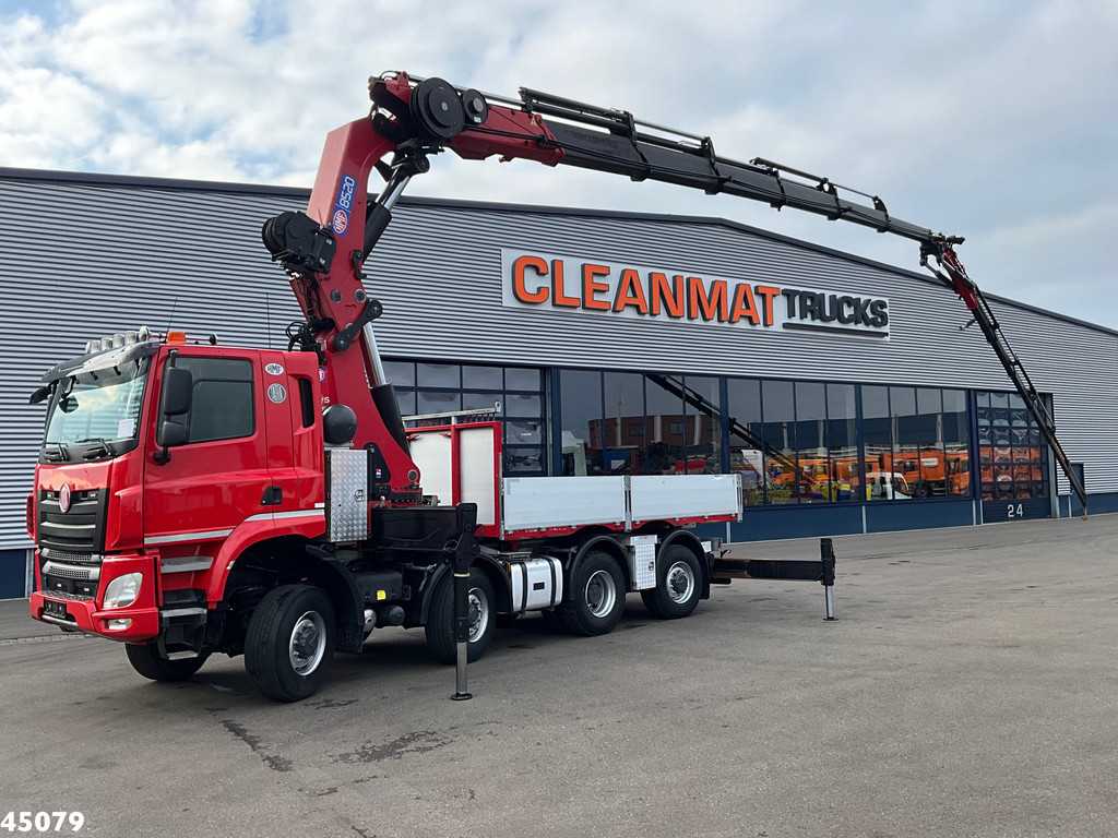 TATRA T 158 8x6 Euro 6 HMF 85 Tonmeter laadkraan + Fly-Jib Just 147.844 km!