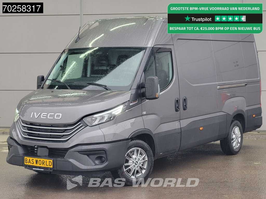 Iveco Daily 35S21 3.0L Automaat Dubbele Schuifdeur 2025 model L2H2 3,5t Trekvermogen ACC LED CarPlay Camera Parkeersensoren L2H2 12m3 Airco