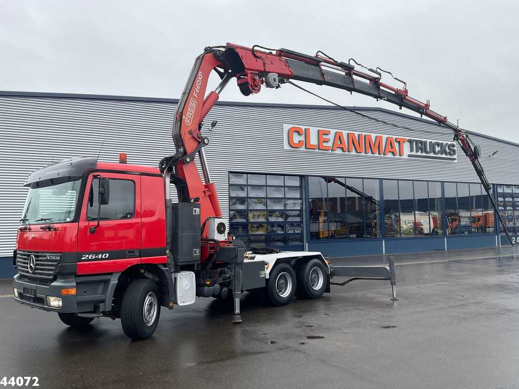 Mercedes-Benz Actros 2640 6x4 Fassi 60 Tonmeter laadkraan + Fly-jib