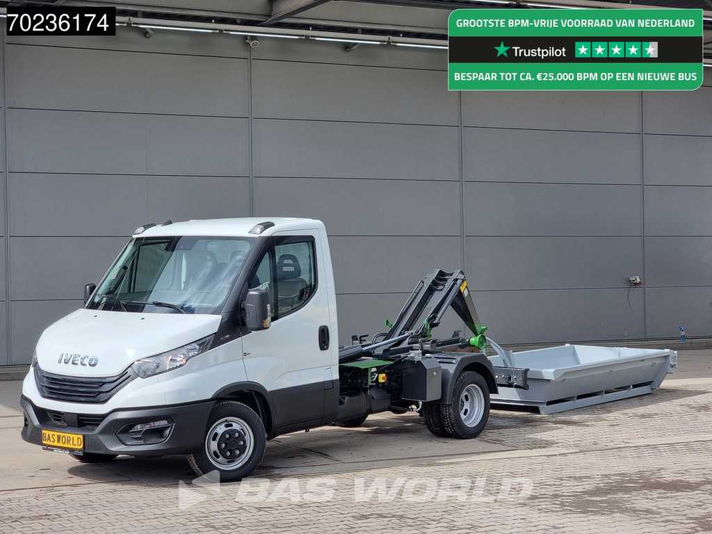 Iveco Daily 35C16 3.0 Haakarm Kipper Hooklift  Abrollkipper 3Ton Airco Cruise control