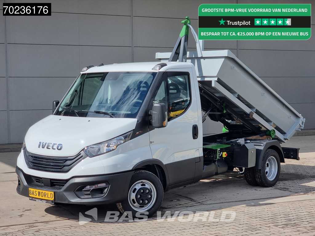 Iveco Daily 35C16 3.0 Haakarm Kipper Hooklift  Abrollkipper 3Ton Airco Cruise control