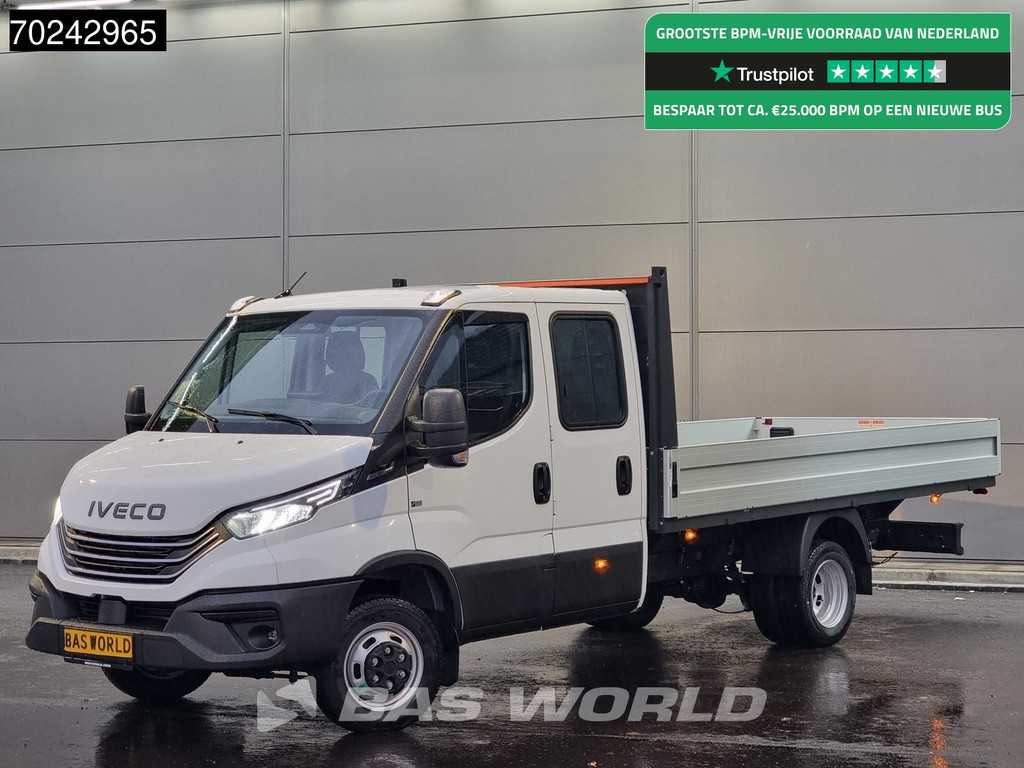 Iveco Daily 35C18 3.0 180PK Nwe model 2025 Dubbel Cabine Open laadbak Navi ACC LED 3,5T Trekvermogen Pritsche Pickup Airco Dubbel cabine