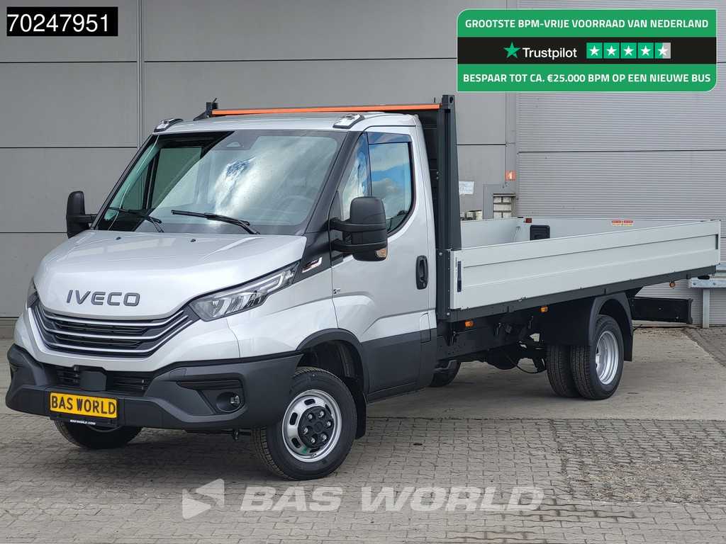 Iveco Daily 35C18 3.0 180PK Nwe model 2025 Open laadbak Navi ACC LED 3,5T Trekvermogen Pritsche Pickup Airco