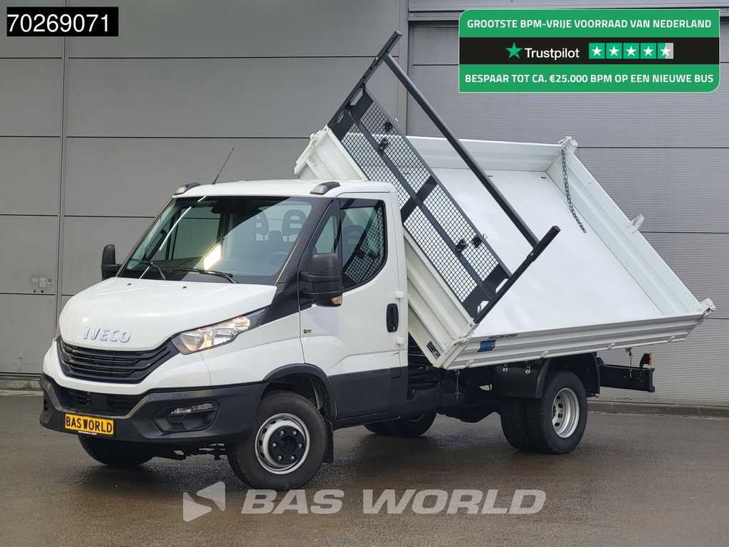 Iveco Daily 60C16 3.0L 3 zijdige Meiller Kipper Airco Cruise Trekhaak Tipper Benne Kieper 2m3 Airco Trekhaak Cruise control