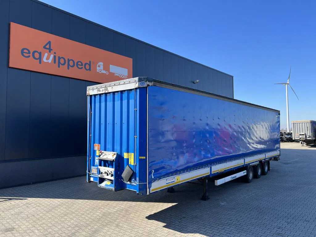 Krone Mega, alu dropsides, raising-roof, new sheets, Code XL, Huckepack, BPW+drum, NL-trailer, 4x in stock