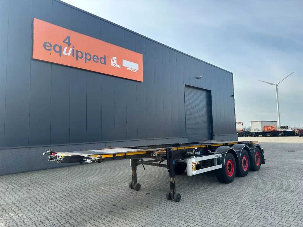 Burg 20FT ADR (EX/II, EX/III, FL, AT) Chassis, leeggewicht: 3.690kg, SAF INTRADISC, 2 liftassen, NL-chassis, APK:10-2025