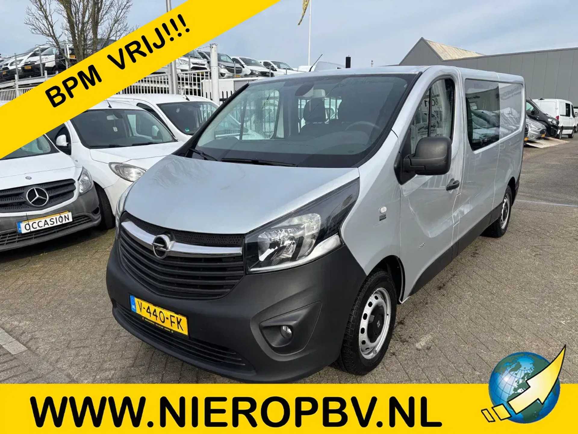 Opel Vivaro 1.6CDTI L2H1 Dubbelcabine Airco Navi Cruisecontrol Trekhaak