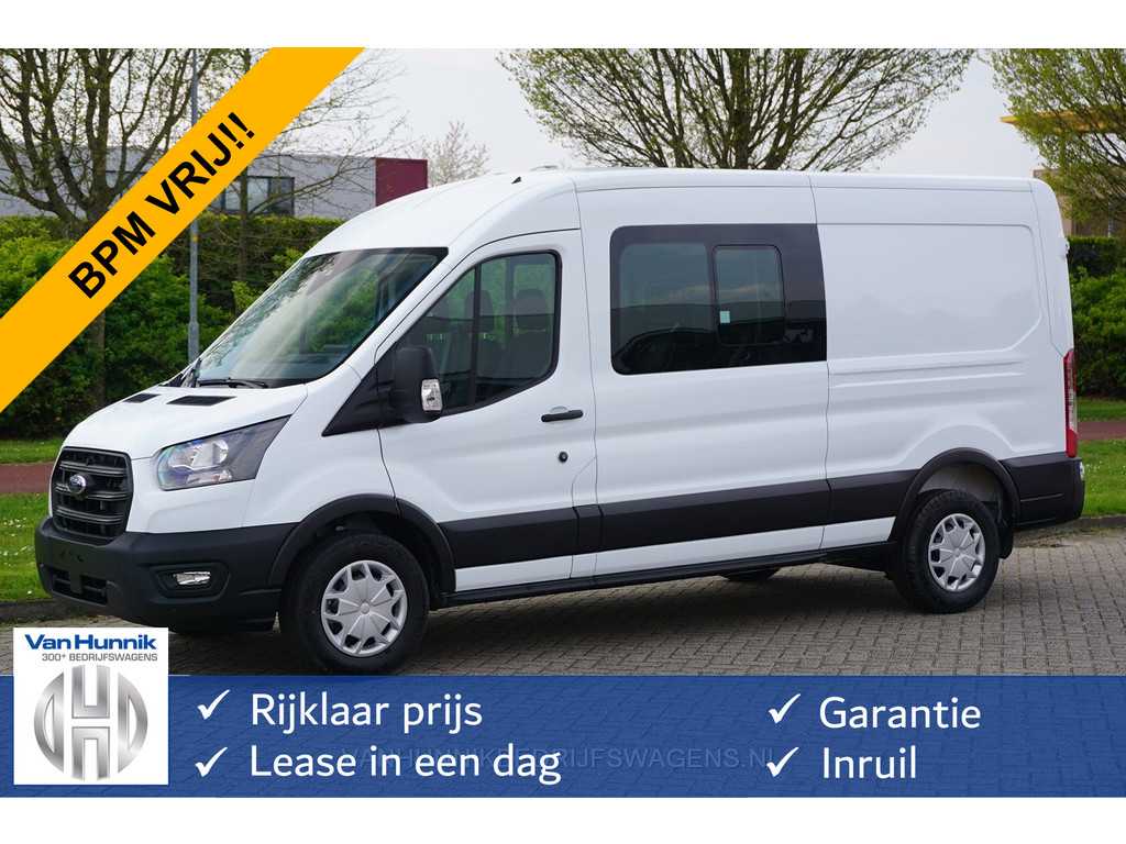 Ford Transit 350L 130PK L3H2 Dubbel Cabine BPM VRIJ!! Climate, Cruise,  12" Sync4 Camera/Apple CP NR. 994