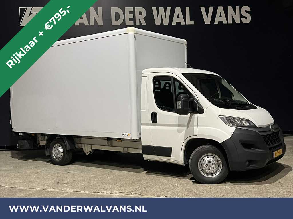 Citroën Jumper 2.2 BlueHDi 141pk Bakwagen Laadklep RIJKLAAR Euro6 Airco | 1075kg laadvermogen Bijrijdersbank