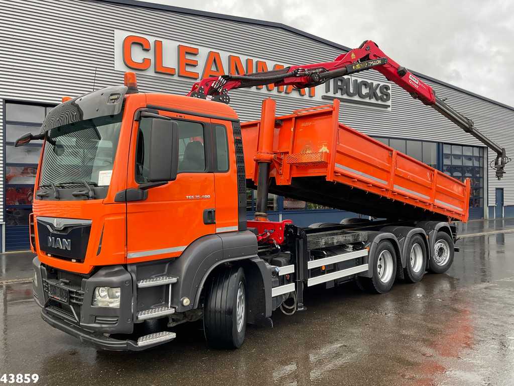 Man TGS 35.400 8x4 Euro 6 Palfinger 17 Tonmeter Z-kraan